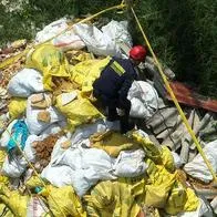 El cuerpo del nio Jernimo Angulo lo encontraron abandonado en una escombrera, en inmediaciones de la quebrada El Jordn, de Fusagasug.