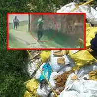 Video de padrastro de Jerónimo Angulo cargando costal: 