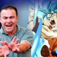 Mario Castañeda, voz de Gokú en español latino. triste por muerte de Akira Toriyama.