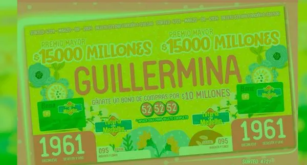 Su nombre le puede dar suerte: la Lotería de Medellín sacó un billete personalizado para mujeres y hombres