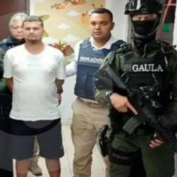 Alias 'Satanás' del 'Tren de Aragua' durante su detención. El criminal dice que no tiene responsabilidad en el crimen que ocurre en Bogotá.