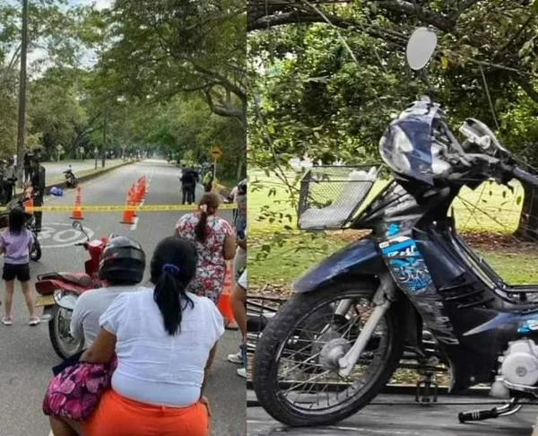 Motociclista murió al colisionar contra un poste en El Espinal: se conoció su identidad 