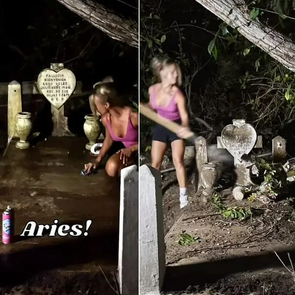 Video viral: mujer limpia tumbas abandonadas en cementerio y causa revuelo