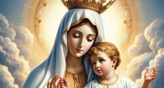 Oración a la Virgen del Carmen para pedir por los niños, su protección y cuidado. Es reconocida por su intercesión de todo aquel que se encomiende a ella.