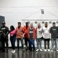 Mujer entró en trabajo de parto en plena audiencia tras ser capturada en grupo de 12 presuntos extorsionistas en Medellín