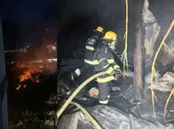 Familia lo perdió todo durante incendio en el barrio Primero de Mayo  