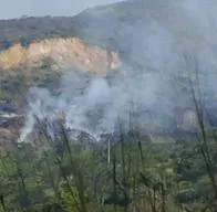 Alerta por incendio forestal en la vereda Los Limones, en zona rural de Cali