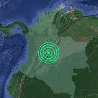 Temblor en Colombia hoy 2024-03-15 06:31:45 en Los Santos - Santander, Colombia