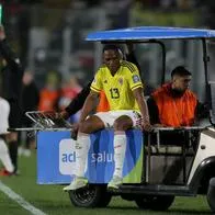 Yerry Mina se bajó de la Selección Colombia por lesión.