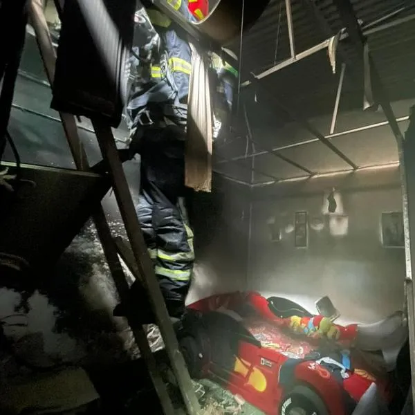 Bebé se quemó el 70 % del cuerpo en incendio en su casa en Villavicencio