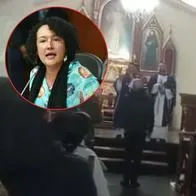 Imagen de video de padre Chucho que causó polémica en redes sociales.