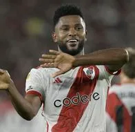 Miguel Ángel Borja, a propósito de lindo gesto que tuvo con Claudio Echeverri en River Plate: video