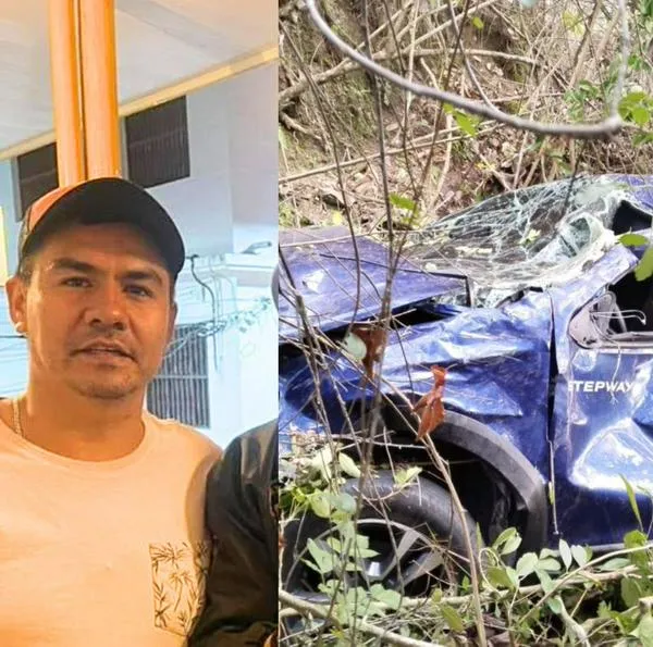 John Jairo, el hombre que murió luego de que su carro cayera a un abismo en el Tolima  