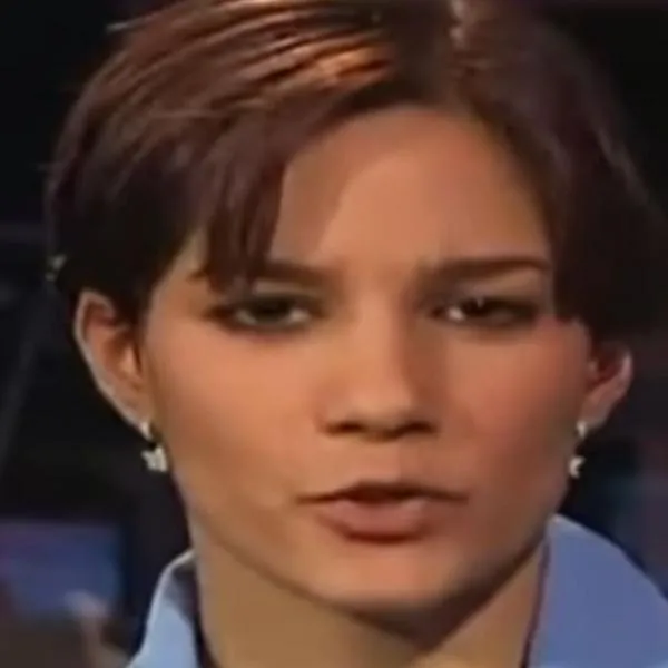 Así luce la presentadora Bianca Gambino de Citytv en su primera emisión hace 25 años.