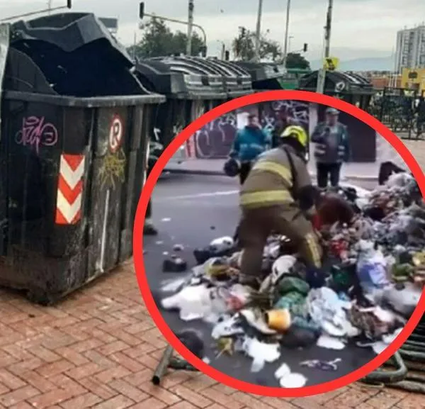 Habitantes de calle Bogotá: preocupación por los que duermen en canecas de basura