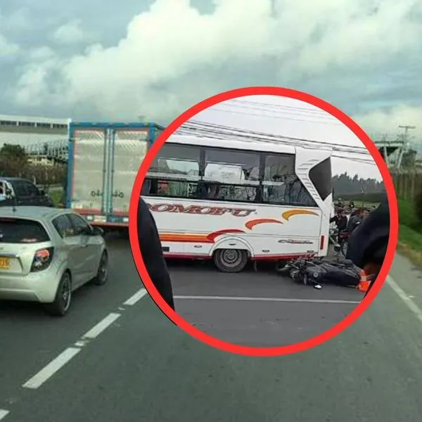 Accidente de tránsito Bogotá: motociclista perdió la vida en choque con bus