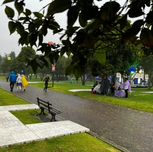 Lluvias en Bogotá en el inicio del FEP