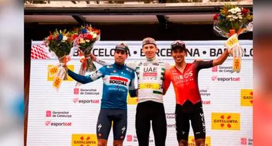 Egan Bernal fue tercero en la Vuelta a Cataluña
