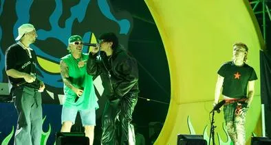 Feid y artistas caleños en el FEP.