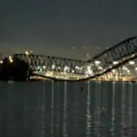Puente Francis Scott Key, en Estados Unidos, se cayó porque lo chocó un barco