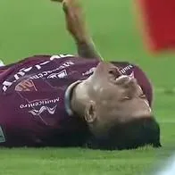Deportes Tolima confirmó que Yeison Guzmán será baja por tres semanas luego de la patada que recibió en partido contra Pereira.