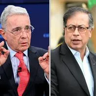 Gustavo Petro y Álvaro Uribe toman posición frente a la vaca en Antioquia. 