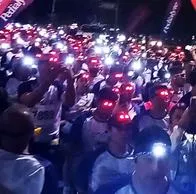 Enel X Night Race 10k de Bogotá 2024: espectáculo de luces.