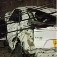 Accidente en San Gil, Santander. Impresionantes imágenes y qué pasó.