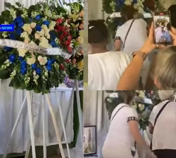 Una corona fúnebre cobro "vida" en pleno velorio, sucedió en República Dominicana