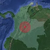 Temblor en Colombia hoy 2024-03-30 17:41:37 en Algeciras - Huila, Colombia
