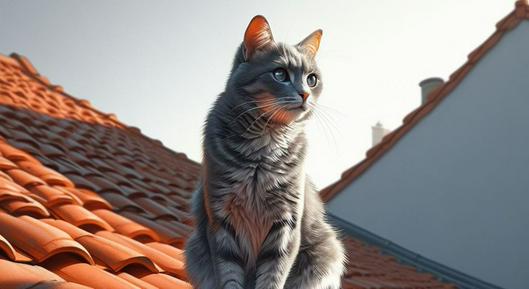 Trucos para ahuyentar a los gatos del tejado de la casa
