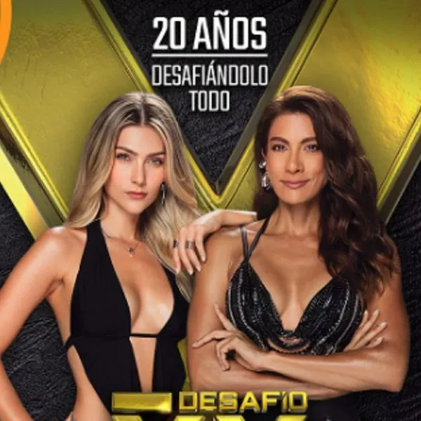 María Fernanda Aristizábal y Andrea Serna, presentadoras del Desafío