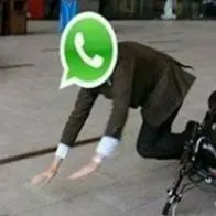 Memes de la caída de WhatsApp.