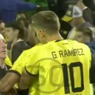 Maximiliano Olivera, jugador de Peñarol herido con una piedra que le arrojaron en partido contra Rosario Central en Copa Libertadores