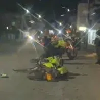 Lugar de explosión en Tumaco, Nariño, el jueves 4 de abril de 2024.