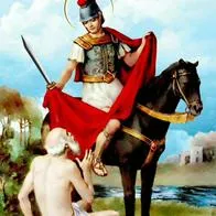 Oración a San Martín de Tours para pedir un milagro, petición urgente o su intercesión. Es recordado por el beso que le dio a un leproso y lo curó.