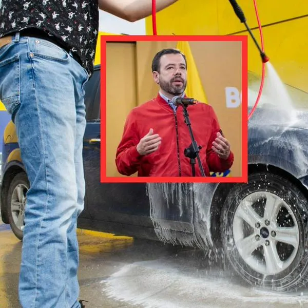 Cortes de agua en Bogotá afectarán a lavaderos de carros y a otros negocios