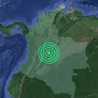Temblor en Colombia hoy 2024-04-08 14:20:39 en Zapatoca - Santander, Colombia