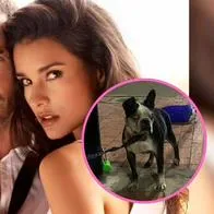 Paola Rey junto a su pareja Juan Carlos Vargas, a quienes critican porque se les perdió su perro con discapacidad