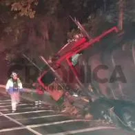 Accidente de tránsito en La Línea: vehículo quedó sin frenos y se fue a barranco