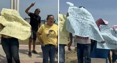 Protestas en La Guajira por tarifas de luz ante líderes del sector de la energía