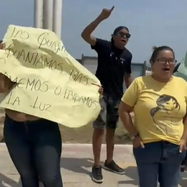 Protestas en La Guajira por tarifas de luz ante líderes del sector de la energía