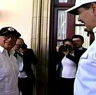 Visita de Gustavo Petro a Venezuela. 