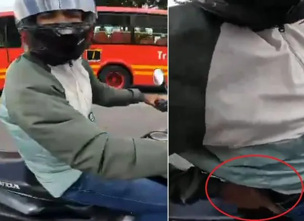 Motociclista en Bogotá amenazó con un arma a otro porque lo habría sobrepasado en la vía