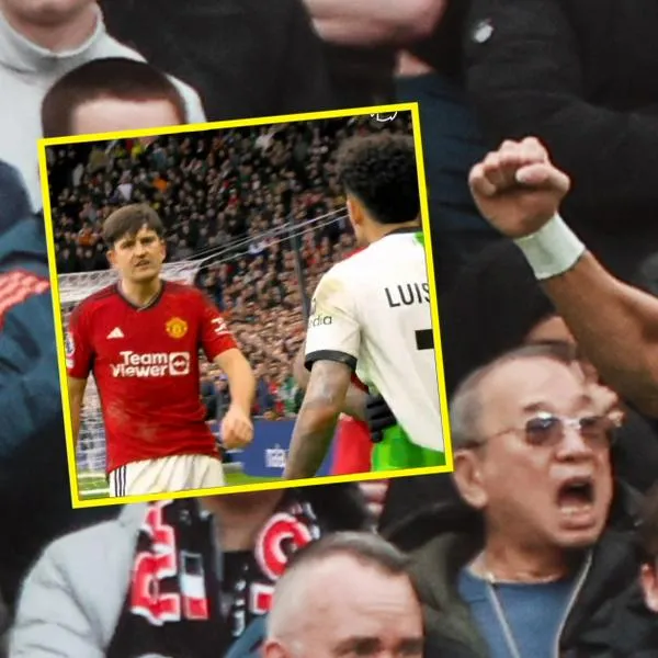 Pelea Luis Díaz y Harry Maguire en Man United-Liverpool; Premier publicó video