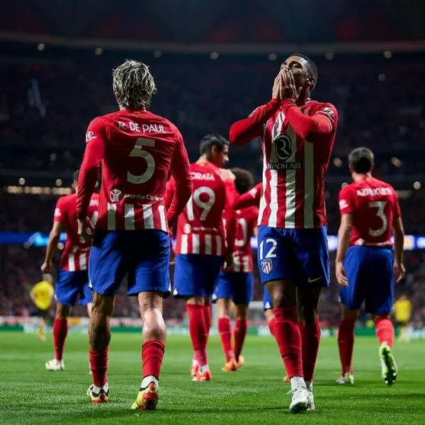 Atlético de Madrid le ganó 2-1 a Borussia Dortmund en la Champions League