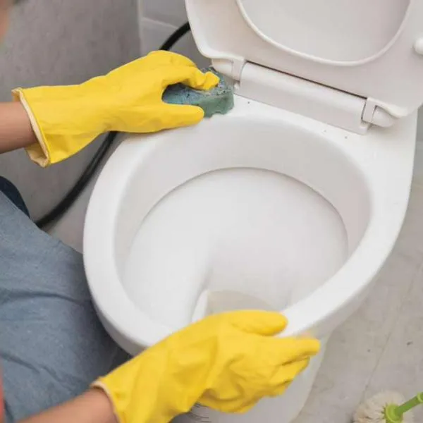 Foto de sanitario, en nota de cómo limpiar el inodoro sin utilizar agua con trucos casero que lo dejará blanco 