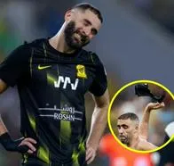 Jugador de Al Ittihad, equipo de Benzema en Arabia, recibió latigazo de hincha