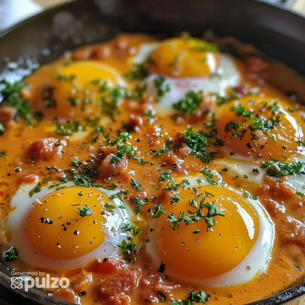 Aprenda a hacer huevos ahogados en salsa de chorizo. Único e inigualable para un desayuno o cena diferente. Además, es ideal para brindarle a la visita.