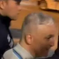 Jaime Saade llegando a Barranquilla. Fue escoltado por el antiguo Esmad en una caravana hasta el centro de reclusión